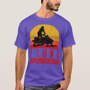Camiseta Adoro Snowmobiling 1