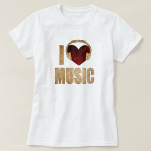 Camiseta Adoro T-Shirt Música