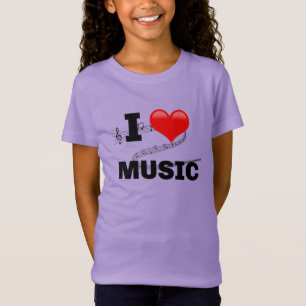 Camiseta Adoro T-Shirt Música