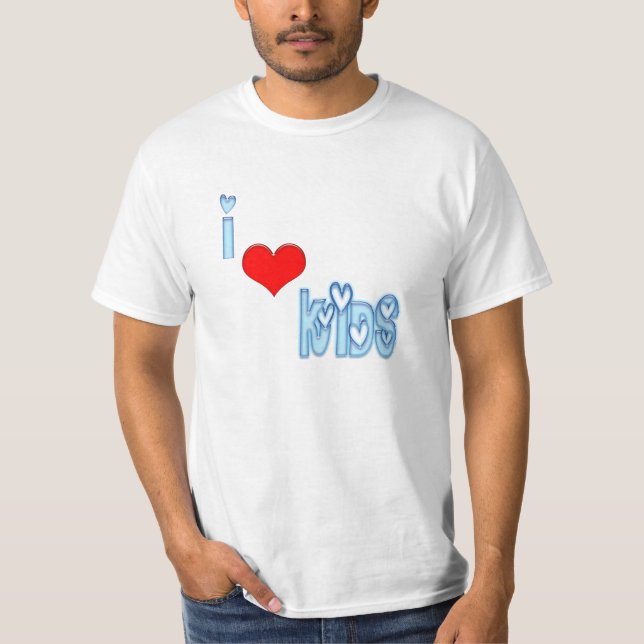Camiseta Adoro T-Shirt Para Crianças (Frente)