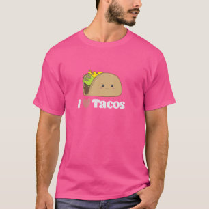 Camiseta Adoro Tacos Comida mexicana Taco Lover