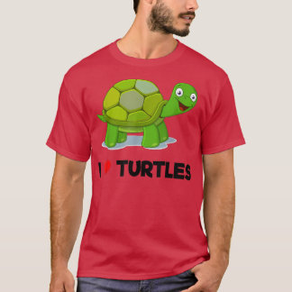Camiseta Adoro Tartarugas do Coração