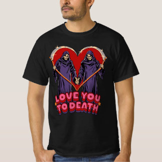 Camiseta Adoro-Te A Morrer Rapazes E Meninas Novo Halloween
