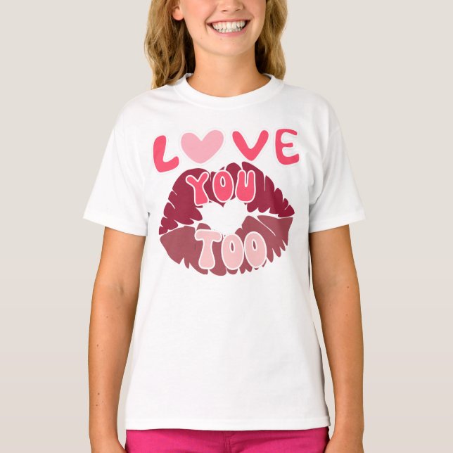 Camiseta ADORO-te presentes personalizados para o Grande Di (Frente)