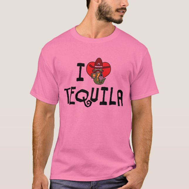 Camiseta Adoro Tequila do Coração (Frente)