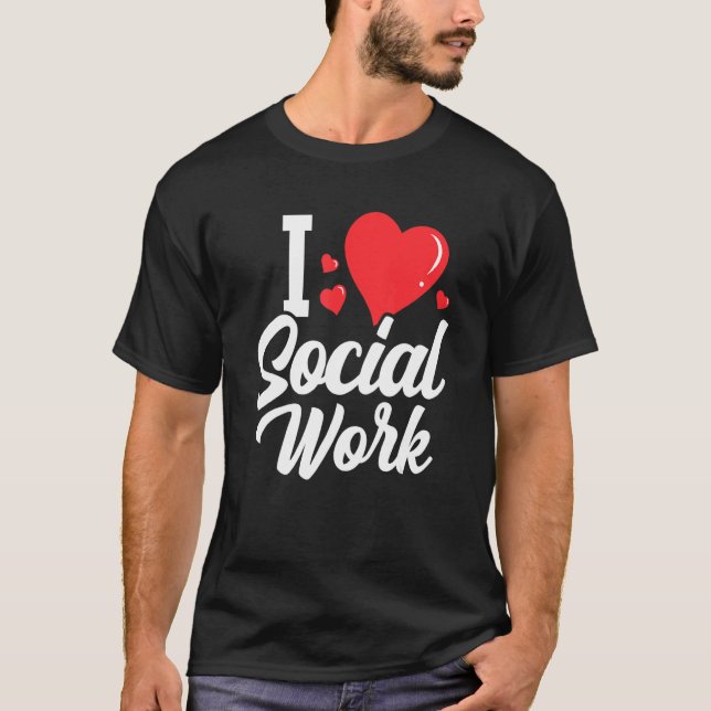 Camiseta Adoro Trabalho de Graduação Social (Frente)