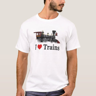 Camiseta Adoro Trens