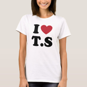 Camiseta Adoro Ts I Heart T.S