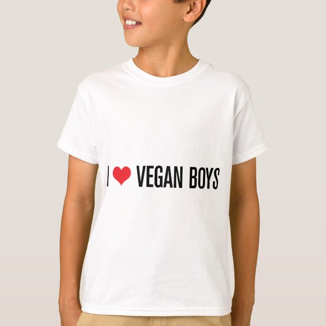 Camiseta Adoro Vegan Boys (Frente)