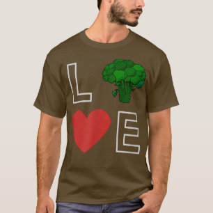 Camiseta Adoro vegetariano, vegetariano, verde