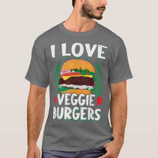 Camiseta Adoro Veggie Burgers Vegetariana Vegan Plant Burge