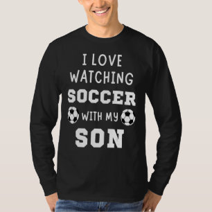 Camiseta Adoro Ver Futebol Com Meu Filho Filho Filho Filho