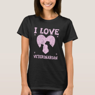 Camiseta Adoro Veterinário Animal Doctor Vet Veterinary M