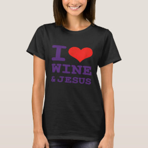 Camiseta Adoro Vinho Jesus Divertido Humor de Maquinaria Cr