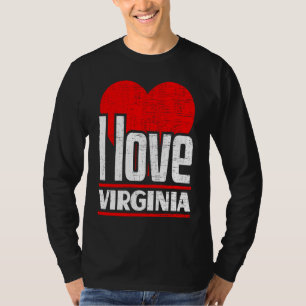 Camiseta Adoro Virginia Best Home State I Heart Virginia