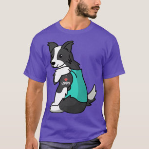 Camiseta Adoro vovó Tattoo Border Collie Avó