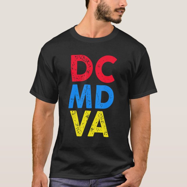 Camiseta Adoro Washington D C DMV Nativo 2 (Frente)