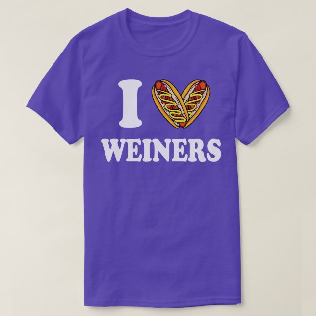 Camiseta Adoro Weiners Hotdog Frankfurter Wiener Frank Sa (Frente do Design)
