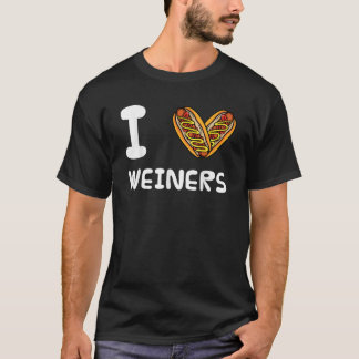 Camiseta Adoro Weiners Hotdog Frankfurter Wiener Frank Sa