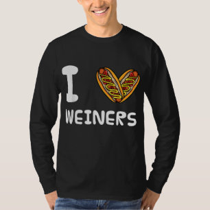 Camiseta Adoro Weiners Hotdog Frankfurter Wiener Frank Sa