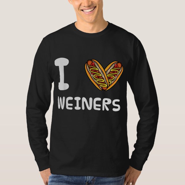 Camiseta Adoro Weiners Hotdog Frankfurter Wiener Frank Sa (Frente)