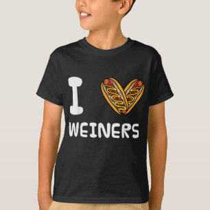 Camiseta Adoro Weiners Hotdog Frankfurter Wiener Frank Sa