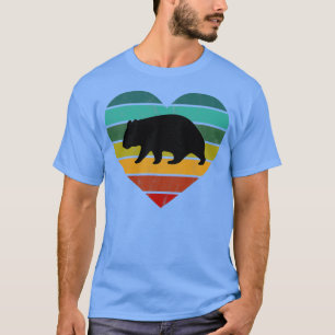 Camiseta Adoro Wombatt Heart Wilderness Fora da Tasmânia
