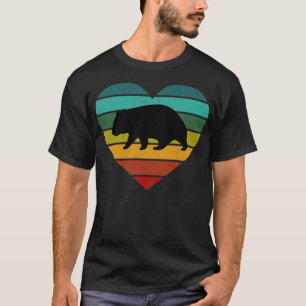 Camiseta Adoro Wombatt Heart Wilderness Fora da Tasmânia