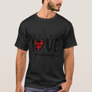 Camiseta Adoro Xadrez Vermelha O Dia Da Vida Do Professor D