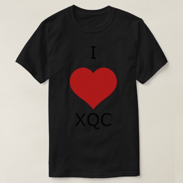 Camiseta Adoro XQC XQCOW Premium (Frente do Design)