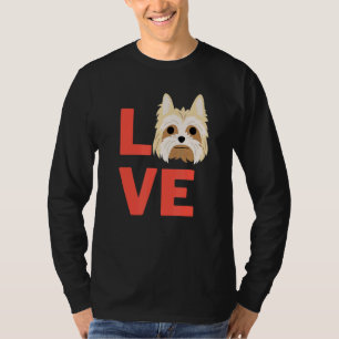 Camiseta Adoro Yorkshire Terrier Dog Pet Owner E Animal