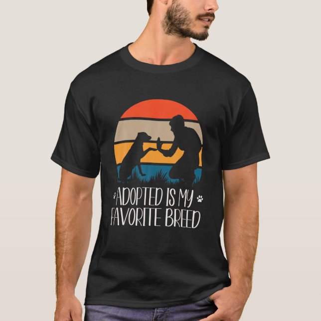 Camiseta Adotado É Minha Criança Favorita Cinco Altas Para  (Frente)