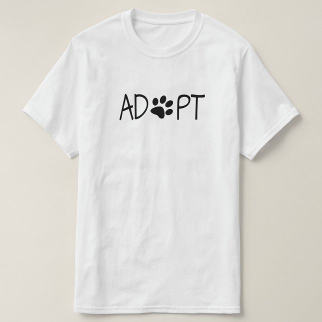 Camiseta Adotar (Frente do Design)