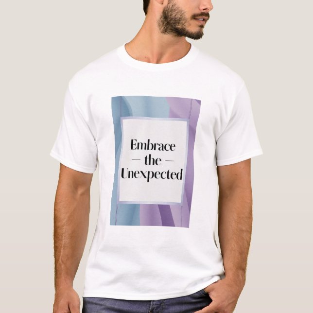 Camiseta Adotar a opção inesperada 3 (Frente)