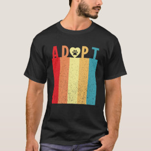 Camiseta Adotar Cão Não Comprar Adotar Cão
