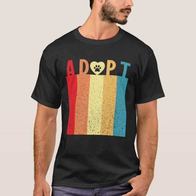 Camiseta Adotar Cão Não Comprar Adotar Cão (Frente)