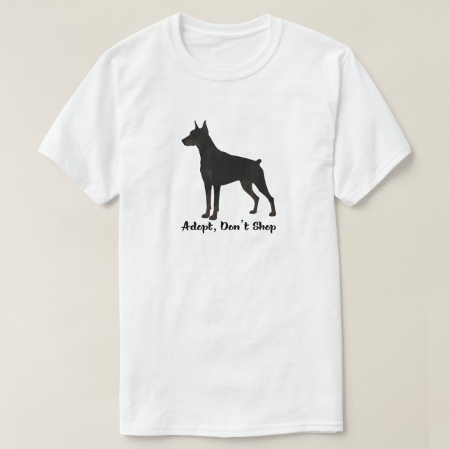 Camiseta Adotar, Não Comprar | Defesa dos Animais de Emergê (Frente do Design)