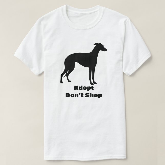 Camiseta Adotar, Não Comprar | Defesa dos Animais de Emergê (Frente do Design)