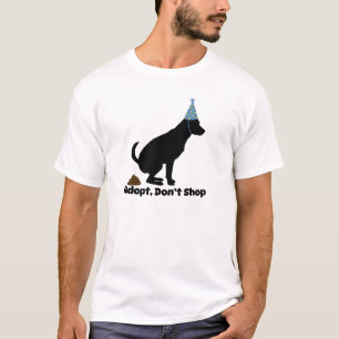 Camiseta Adotar, Não Comprar Defesa dos Animais de Emergê