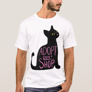Camiseta adotar não comprar Katze