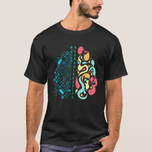 Camiseta Adotar O Cérebro Da Neurodiversidade Para Sensibil