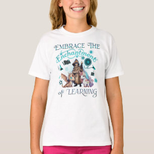 Camiseta Adotar O Encantamento Da Aprendizagem