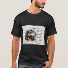 Camiseta Adotar Um Abrigo - Cão De Montanha Bernês