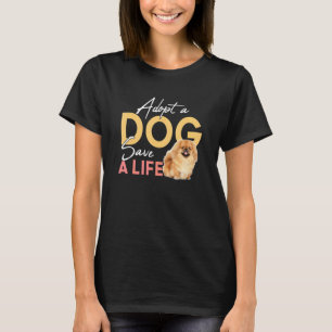 Camiseta Adotar Um Cachorro Salvar Um Pequim
