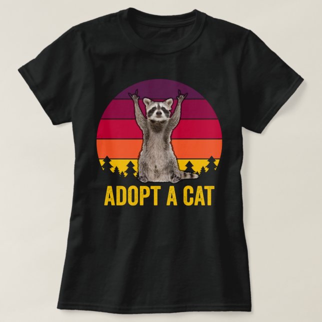 Camiseta Adotar Um Gato (Frente do Design)