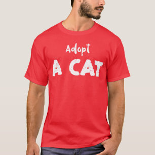 Camiseta Adotar Um Gato De Gato