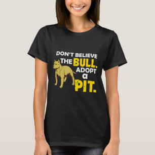 Camiseta Adotar Um Pit Pitbull Pit Bull Terrier