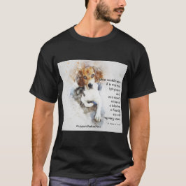 Camiseta Adotar Um Prateleira - Beagle