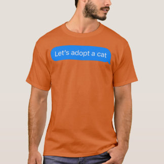 Camiseta Adotar Uma Garota Gato