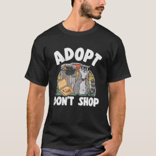 Camiseta Adote Não Compre Lixo Panda Raccoon 4